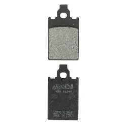 BRAKE PAD SET POLINI FOR ATALA 50 CAROSELLO/GILERA 50 EAGLET/MALAGUTI 50 F15/MBK 50 X-LIMIT/YAMAHA 50 DT R (L 32 mm - H 57 mm - P 5.5 mm) (174.0012) (ORIGINAL)