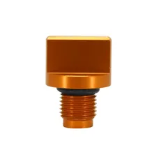 BOUCHON REMPLISSAGE D'HUILE MOTO POUR KTM 125 DUKE ALU CNC ANODISE ORANGE -AVOC