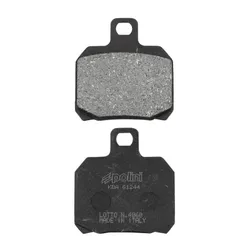 BRAKE PAD SET POLINI FOR YAMAHA 125 XMAX 2006>2013 REAR/MBK 125 SKYCRUISER 2006> REAR/PIAGGIO 400-500 BEVERLY FRONT/REAR/SUZUKI 125 BURGMAN 2002>2006 REAR (174.0035) (ORIGINAL)