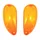 CABOCHON CLIGNOTANT SCOOT ADAPTABLE PIAGGIO 50 TYPHOON, NRG, NTT AR ORANGE (PAIRE) -P2R