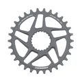 MTB CHAINRING DIRECT MOUNT BOOST FOR SHIMANO FC-M9100/M9120/M9130 STRONGLIGHT SINGLE ALUMINIUM HT3 GREY 30T - 12-SPEED