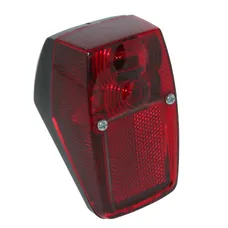 FEU ARRIERE CYCLO ADAPTABLE PEUGEOT 103 MVL ANCIEN MODELE ROUGE -P2R