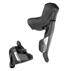 FREIN A DISQUE ROUTE / GRAVEL SRAM 12V. APEX XPLR D1 FM ARRIERE/DROIT - LEVIER/MANETTE ARRIERE A DISQUE AVEC ETRIER FLATMOUNT (DURITE 2000 mm)