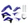 CARROSSERIE/CARENAGE MOTO ENDURO SHERCO 125, 250 SE-R 2017>2023, 250, 450 SEF-R 2017>2023 BLEU/BLANC/NOIR (COULEUR OEM) (KIT PLASTIQUES 9 PIECES) -POLISPORT