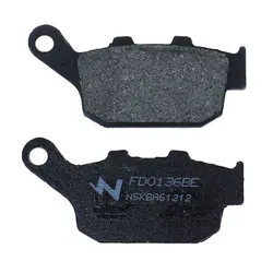 BRAKE PAD SET NEWFREN FOR TRIUMPH 675 STREET TRIPLE 2008>2012 REAR/HONDA 750 XRV AFRICA TWIN 1990>2003 REAR (L 86.5 mm - H 40.5 mm - P 10.6 mm) (FD0136BE) (ELITE ORGANIC)