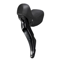 LEVER/SHIFTER GRAVEL/ROAD HYDRAULIC SHIMANO LEFT GRX400 DOUBLE 2 X 10-SPEED BLACK -UTILISE OIL MINERALE