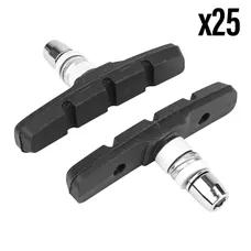 BRAKE SHOE HOLDER MTB V-BRAKE TO SCREW SYMETRIQUE NEWTON 70 mm BLACK (CASE OF 25 PAIRS)