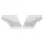 PORTE DE BOITE A OUTILS CYCLO POUR PEUGEOT 103 RCX-SPX, VOGUE CHROME (PAIRE) -SELECTION P2R