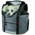 FRONT BASKET TOILE KLICKFIX DOGGY CHIEN GREY WITH ANSE MOUNTING KIT ON HANDLEBAR 24L (38X25/40X29CM) (SUPPLIED WITHOUT MOUNTING KIT)