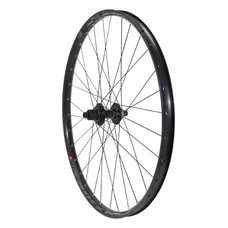 MTB WHEEL DISC 29" TRUCKY 30 BOOST TUBELESS READY REAR CENTERLOCK BLACK HUB SHIMANO TC500 CASSETTE MICROSPLINE 12-SPEED THRU AXLE 12/148 RIM 30C 32 SPOKES
