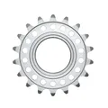 TRACK SPROCKET MICHE 18D. MONOBLOC THREADED 3.30