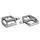 PEDAL MTB/BMX NEWTON ALUMINIUM GREY ANODISE 9/16" BEARING OF THE (PAIR) 105X102X26 MM