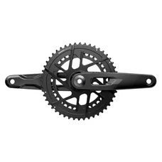 ROAD CRANKSET SRAM 12-SPEED RIVAL E1 ALUMINIUM GRAVEL AXLE INTEGRATED DUB 170 mm 46-33T CENTRE DISTANCE PLATEAUX 107 mm (WITHOUT CUVETTES)