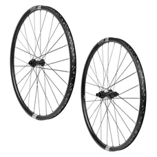 ROUES GRAVEL 700 DT SWISS HG1800/25 SPLINE DISC CENTERLOCK AXLE 12/100 mm AND 12/142 mm CASSETTE SHIMANO MICROSPLINE 12-SPEED BLACK (HEIGHT RIM 25 mm) -WEIGHT MAX 140 kg- (SOLD AS A PAIR)