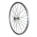 MTB WHEEL BRAKE SHOE LOCKING 24" ER10 FRONT SILVER HUB ALUMINIUM RIM 19C