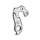 DERAILLEUR HANGER ALUMINIUM MARWI GHOST GH-170 (SOLD INDIVIDUALLY CARDED)