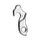 DERAILLEUR HANGER ALUMINIUM MARWI GITANE/FUJI/KTM/FOCUS/MASSI... GH-029 (SOLD INDIVIDUALLY CARDED)