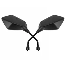 MIRROR MOTO ADAPTABLE ON RON LIGHT BEE BLACK (INCLUDED CLAMP) (PAIR) -P2R