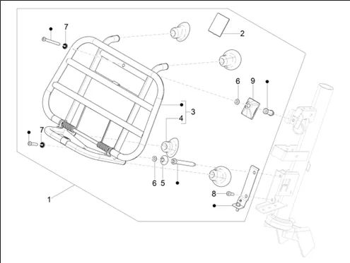 Porte-bagages avant