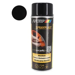SPRAY PAINT MOTIP SPRAYPLAST GLOSS BLACK SPRAY CAN 400 ML (396526)