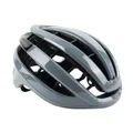 CASQUE VELO ADULTE GIST ROUTE RAPIDO GRIS BRILLANT TAILLE 52-58 REGLAGE MOLETTE 255 g (COMPATIBLE VTT / GRAVEL)
