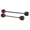 PROTECTION AXE DE ROUE AVANT/ARRIERE MAXISCOOTER POUR HONDA 750 X-ADV ALU ROUGE (PAIRE) -AVOC