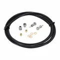 BRAKE HOSE BRAKE DISC NEWTON BLACK 2.5M (KIT COMPLETS WITH FIXATIONS FOR 2 ETRIERS) UNIVERSAL FOR SHIMANO AND AUTRE BRAKE - CABLE HOUSING HYDRAULIC 