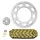 KIT CHAINE ADAPTABLE RIEJU 125 RS3 2010>2016, RS3 SPORT 2011>2016 428 14x48 (DIAM COURONNE 105/125/8.5) (DEMULTIPLICATION ORIGINE) -AFAM