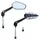 REAR-VIEW MIRROR SCOOTER REPLAY X-RUN WHITE (PAIR)
