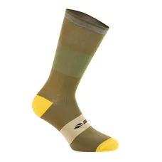SOCKS/ANKLE SOCKS SUMMER GIST REFLEX OCRE 36/39 WITH BANDE REFLECHISSANTE - HEIGHT 20 cm (PAIR) -5850