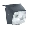 PHARE/PROJECTEUR CYCLO ADAPTABLE PEUGEOT 103 MVL, VOGUE GRIS (COMPLET) -SELECTION P2R