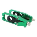 TENDEUR/AJUSTEUR DE CHAINE MOTO POUR KAWASAKI 900 Z900 ALU CNC ANODISE VERT (PAIRE) -AVOC