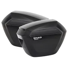 SIDE CASE/PANNIER SHAD SH23 23L BLACK BRUT (FITTING KIT 3P SYSTEM SOLD SEPARATELY) (D0B23100) (PAIR)