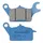 BRAKE PAD SET BREMBO FOR KAWASAKI 125 Z125 PRO 2017> FRONT/NIU REAR/PIAGGIO ONE 2021> REAR (ROAD CARBON CERAMIC) -07KA30CC