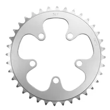ROAD CHAINRING 5-BOLT DIA. 74 STRONGLIGHT 36T TRIPLE SILVER ALUMINIUM 7075 9/10-SPEED