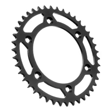 ADAPTABLE MOTORCYCLE REAR SPROCKET KTM 690 SMC R 2012>, HUSQVARNA 701 SUPERMOTO 2016>, GAS GAS 700 SM 2022>2024 520 42 DTS STEEL BLACK (DIAMETER 125/150/8.5) -JT SPROCKETS