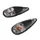 ECLAIRAGE DECO REPLAY GOUTTE D'EAU FENDER TRANSPARENT/NOIR AMPOULE ORANGE (L 61mm / H 22mm / L 18mm) **