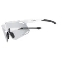 CYCLING GLASSES ADULT GIST ECLIPSE MONTURE WHITE VERRES PHOTOCROMIQUES QUI S'ADAPTENT AUTOMATIQUEMENT TO LA LUMINOSITE PROTECTOR 100% UV - (VERRE CAT 1-3) COMPATIBLE CLIP VERRES CORRECTEURS REF 225380