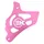 CACHE PIGNON 50 A BOITE ARTEK POUR MINARELLI 50 AM6/BETA 50 RR/RIEJU 50 MRT/SHERCO 50 SM-R, SE-R ALU CNC ROSE