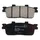BRAKE PAD SET BREMBO FOR PEUGEOT 125 LXR 2010>2013 REAR/SYM 300 GTS 2009>2013 REAR, 125 JOYRIDE 2007>2009 REAR, 300 JOYMAX EVO 2010>2012 REAR (SCOOTER CARBON CERAMIC) -07040CC