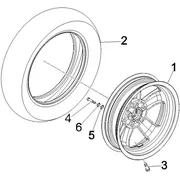 Roue avant