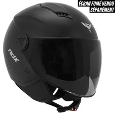 OPEN-FACE HELMET ADX AJ050 MATTE BLACK M (SINGLE VISOR) (ECE 22.06)