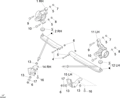 Bras oscillant