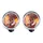 CLIGNOTANT SCOOT ADAPTABLE KYMCO 50-125 AGILITY ARRIERE TRANSPARENT/NOIR (HOMOLOGUE CE) (PAIRE) -P2R