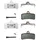 PLAQUETTE DE FREIN VTT SHIMANO XTR M9120 XT M8120/M8020 SLX M7120 SAINT M820/M640/810, TRP, TEKTRO (SWISSSTOP ORGANIC - DISC 27E - PAIR & FAIR)(2 PAIRES) - COMPATIBLE VAE ET MOTO ELECTRIQUE SUR-RON