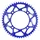 ADAPTABLE REAR SPROCKET 50CC GEARED MOTORCYCLE VOCA BESTIA BETA 50 RR ENDURO 2006>2018, 50 RR MOTARD 2005>2018, 50 RR STANDARD 2005>2008 420 50 DTS ALUMINIUM CNC BLUE (DIAMETER 100/120/8.5)