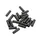 END CAP OF CABLE HOUSING DERAILLEUR 4 mm - LONG 17 mm PLASTIC (BAG OF 50) -FIBRAX