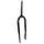 MTB FORK 26 " FAT BIKE BLACK PIVOT LISSE 1"1/8-28.6 INNER FOR DISC BRAKE - PIVOT 220 mm