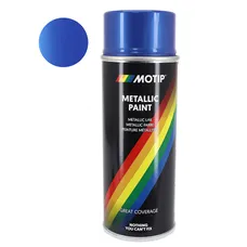 BOMBE DE PEINTURE MOTIP PRO METAL BLEU AEROSOL 400ml (04044)