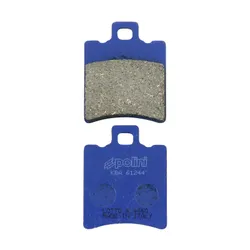 BRAKE PAD SET POLINI FOR MBK 50 BOOSTER FRONT, NITRO FRONT/APRILIA 50 SR FRONT/GILERA 50 RUNNER FRONT/YAMAHA 50 BWS FRONT, 100 NEOS FRONT (L 39.8 mm - H 49.7 mm - P 6.5 mm) (174.0010) (FOR RACE)